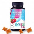 Купить livs (ливс) комплекс мега мультивитамин для детей, пастилки жевательные малина 60шт бад в Павлове