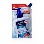 Купить aura (аура) дерма протект крем-мыло антибактериальное протект+ 500 мл в Павлове