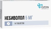 Купить небиволол, таблетки 5мг, 14 шт в Павлове