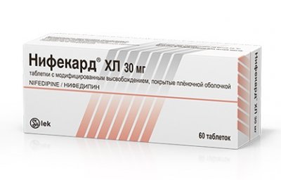 Купить нифекард xl, таблетки с модифицированным высвобождением, покрытые оболочкой 30мг, 60 шт в Павлове