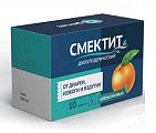 Купить смектит диоктаэдрический, порошок для приготовления суспензии для приема внутрь апельсиновый, пакет 3г, 10 шт в Павлове