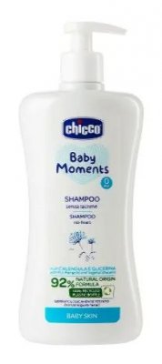 Купить chicco baby moments (чикко) шампунь без слез для новорожденных, 500мл в Павлове
