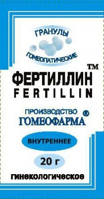 Купить фертиллин, гранулы гомеопатические, 20г в Павлове