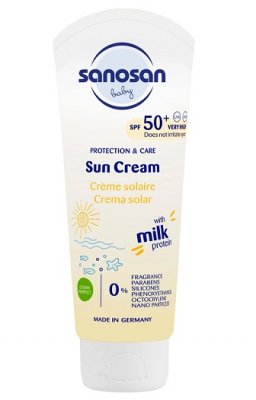 Купить sanosan baby (саносан) крем солнцезащитный детский, 75 мл spf50 в Павлове