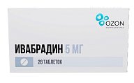 Купить ивабрадин, таблетки, покрытеы пленочной оболочкой, 5мг, 28 шт в Павлове