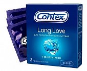Купить contex (контекс) презервативы long love продлевающие 3шт в Павлове