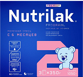Купить нутрилак премиум 2 (nutrilak premium 2) молочная смесь адаптированная с 6 месяцев, 1050г в Павлове