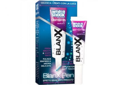 Купить бланкс (blanx) зубная паста white shock отбеливающий гелевый карандаш для зубов, 12мл в Павлове