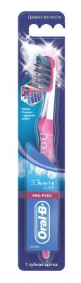 Купить oral-b (орал-би) зубная щетка 3d white luxe pro-flex 38 блеск, мягкая1 шт в Павлове