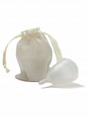 Купить онликап (onlycup) менструальная чаша серия лен размер l, белая в Павлове
