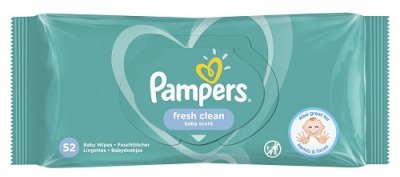 Купить pampers baby fresh clean (памперс) салфетки влажные, 52шт в Павлове