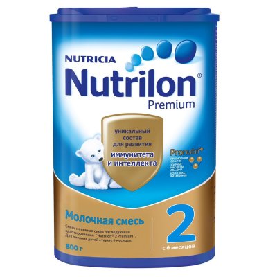 Купить нутрилон премиум 2 (nutrilon 2 premium) молочная смесь с 6 месяцев, 800г в Павлове