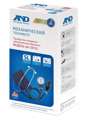 Купить тонометр механический a&d (эй энд ди) ua-100 sl, со встроенным фонендоскопом в Павлове