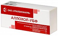 Купить аллохол-убф, таблетки покрытые оболочкой, 50 шт в Павлове