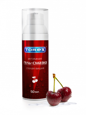 Купить torex (торекс) гель-смазка интимный спелая вишня, флакон-дозатор 50мл в Павлове