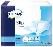 Купить tena slip оriginal (тена) подгузники для взрослых, размер l (обхват талии/бедра от 110см до 150см), 30 шт в Павлове