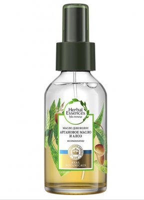 Купить herbal essences (хэрбл эссенсес) масло для волос аргановое масло и алоэ 100мл в Павлове