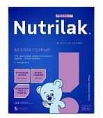 Купить нутрилак (nutrilak) премиум безлактозный молочная смесь с рождения, 350г в Павлове