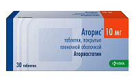 Купить аторис, таблетки, покрытые пленочной оболочкой 10мг, 30 шт в Павлове