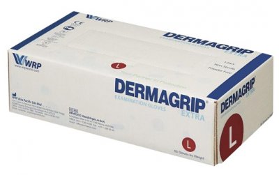 Купить перчатки dermagrip extra смотровые неопудрен размер l 25 пар в Павлове