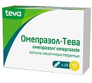 Купить омепразол-тева, капсулы кишечнорастворимые 40мг, 28 шт в Павлове