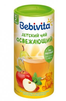 Купить bebivita (бэбивита) чай травяной детский освежающий гранулированный с 6 месяцев, банка 200г в Павлове