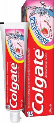 Купить колгейт (colgate) зубная паста детская доктор заяц со вкусом клубники, 50 мл в Павлове