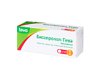 Купить бисопролол-тева, таблетки, покрытые пленочной оболочкой 5мг, 50 шт в Павлове