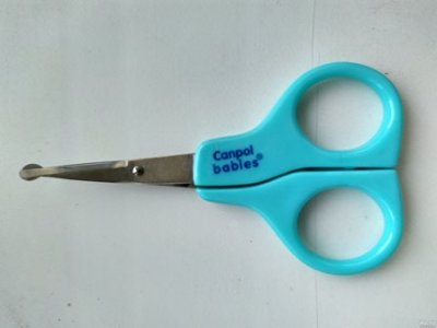 Купить canpol (канпол) ножницы для детей с рождения голубые 1 шт в Павлове