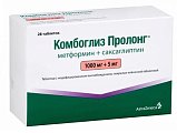 Купить комбоглиз пролонг, таблетки с модифицированным высвобождением, покрытые пленочной оболочкой 1000 мг+5 мг, 28 шт в Павлове