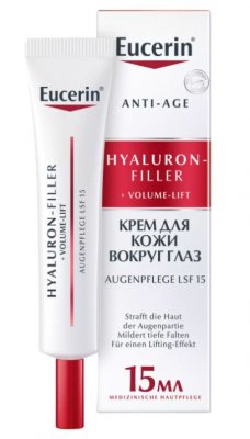 Купить эуцерин (eucerin hyaluron-filler+volume-lift (эуцерин) крем для кожи вокруг глаз 15 мл в Павлове