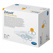 Купить silicone border plus zetuvit (цетувит) повязка суперабсорбент с контактным слоем из силикона самоклеящаяся 10см х10см, 10 шт в Павлове
