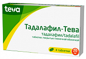 Купить тадалафил-тева, таблетки, покрытые пленочной оболочкой 20мг 4шт в Павлове