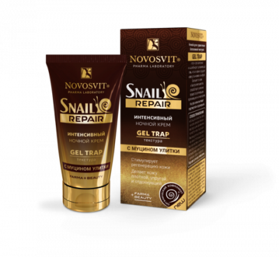 Купить novosvit (новосвит) snail repair крем для лица ночной интенсивный с муцином улитки, 50мл в Павлове