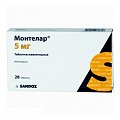 Купить монтелар, таблетки жевательные 5мг, 28 шт в Павлове