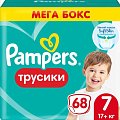 Купить pampers pants (памперс) подгузники-трусы 7, 17+ кг, 68шт в Павлове