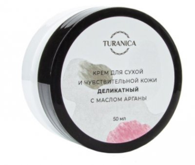Купить turanica (тураника) крем для сухой и чувствительной кожи деликатный с маслом арганы, 50мл в Павлове