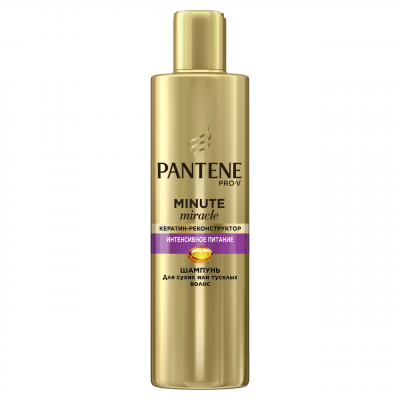 Купить pantene pro-v (пантин) шампунь minute miracle мицелярный интенсивное питание волос, 270 мл в Павлове