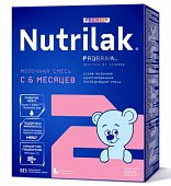 Купить нутрилак премиум 2 (nutrilak premium 2) молочная смесь адаптированная с 6 месяцев, 300г в Павлове