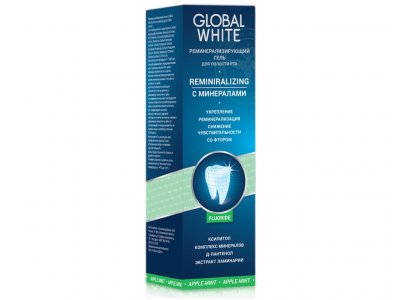 Купить глобал вайт (global white) гель ременирализирующий для полости рта, 40мл в Павлове