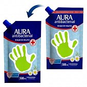 Купить aura (аура) мыло жидкое антибактериальное с ромашкой, 500мл в Павлове