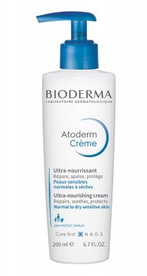 Купить bioderma atoderm (биодерма атодерм) крем для лица и тела с помпой 200мл в Павлове