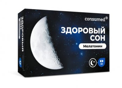 Купить мелатонин здоровый сон консумед (consumed), капсулы 360мг, 30 шт бад в Павлове