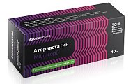 Купить аторвастатин-медисорб, таблетки, покрытые пленочной оболочкой 10мг, 30 шт в Павлове