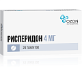 Купить рисперидон, таблетки, покрытые пленочной оболочкой 4мг, 20 шт в Павлове