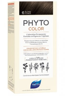 Купить фитосолба фитоколор (phytosolba phyto color) краска для волос оттенок 6 тёмный блонд(фитосолба, франция) в Павлове