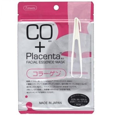 Купить japan gals (джапан галс) маска плацента и коллаген facial essence, 7 шт в Павлове