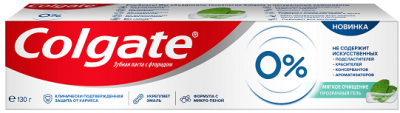 Купить колгейт (colgate) зубная паста мягкое очищение 0% 130г в Павлове