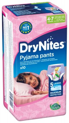 Купить huggies (хаггис) трусики drynites для девочек, 4-7 лет, 10 шт в Павлове