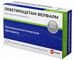 Купить леветирацетам велфарм, таблетки покрытые пленочной оболочкой 500 мг, 60 шт в Павлове